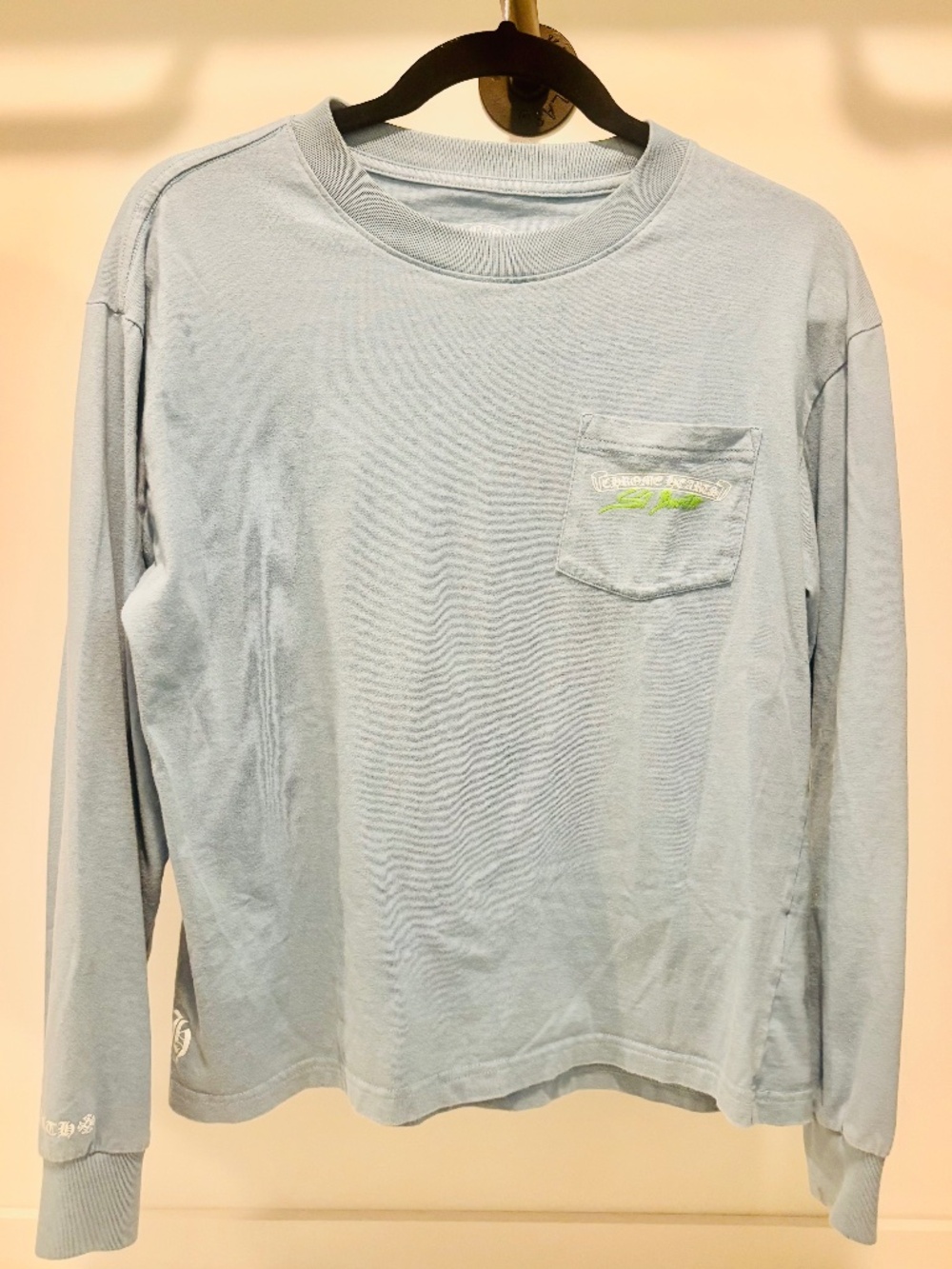 Chrome Hearts Blue long sleeve t-shirt, size S